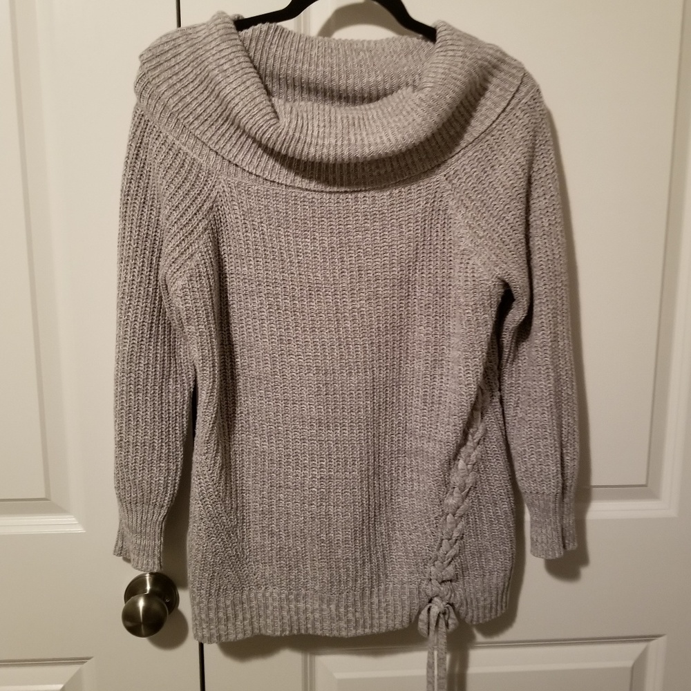 Jessica Simpson Chunky Cowl Neck Sweater Size L